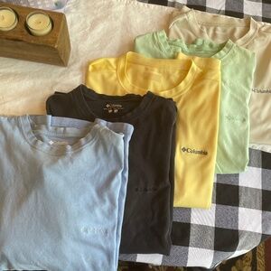 Lot of 5 Columbia Tshirts XL